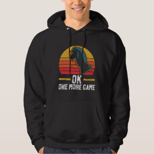 Schach Ok Noch Ein Spiel Spieler Figur Vintage Hoodie