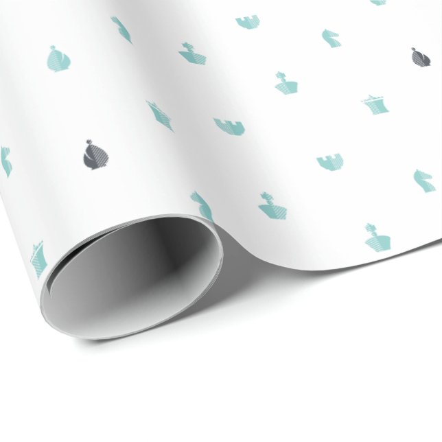 Schach-Packpapier Geschenkpapier (Rolleneckpunkt)