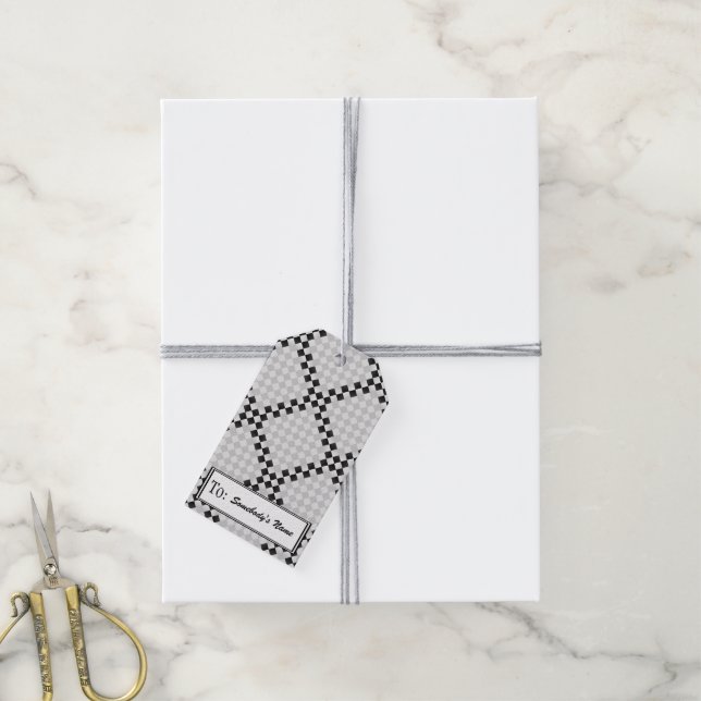 Schach Pad von Kenneth Yoncich Geschenkanhänger (Mit Garn)