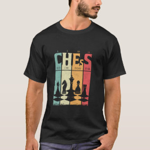 Schach Periodensystem Lustiges Brettspiel Schachsp T-Shirt