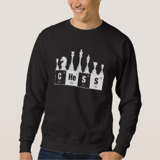 Schach Periodensystem Schachspieler Element Sweatshirt