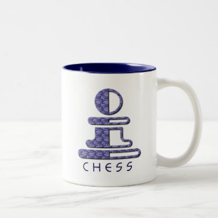 Schach-Pfand-Entwurfs-Tasse Zweifarbige Tasse