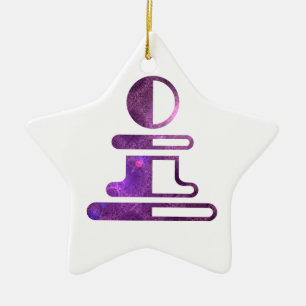 Schach-Pfand-Verzierung Keramikornament