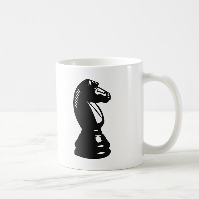 Schach - Pferd Tasse (Rechts)