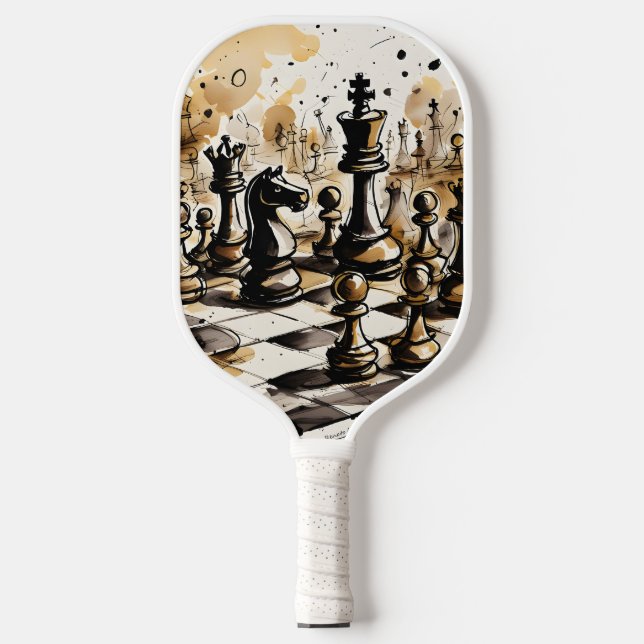Schach Pickleball Schläger (Vorderseite)