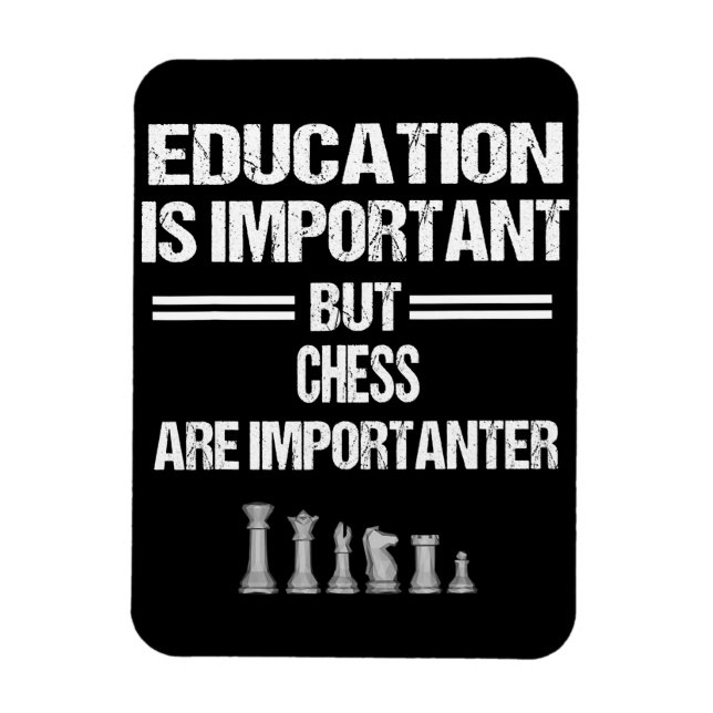 Schach Piece Bildung Spaß Sarcastic Funny Christ Magnet (Vertikal)