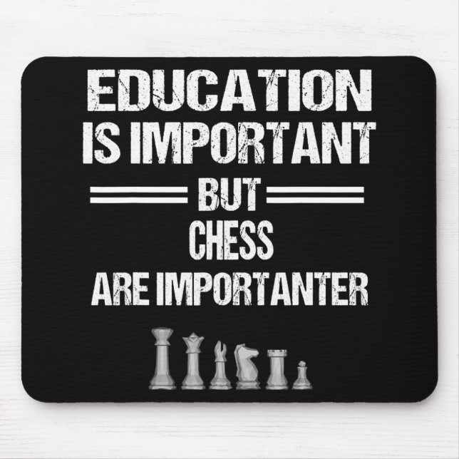 Schach Piece Bildung Spaß Sarcastic Funny Christ Mousepad (Vorne)