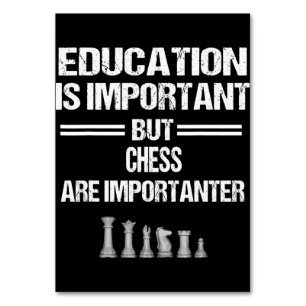 Schach Piece Bildung Spaß Sarcastic Funny Christ Tischnummer