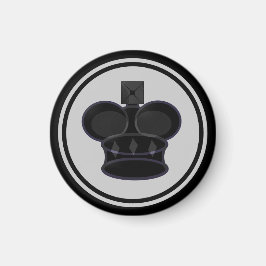 Schach Piece Black King Magnet