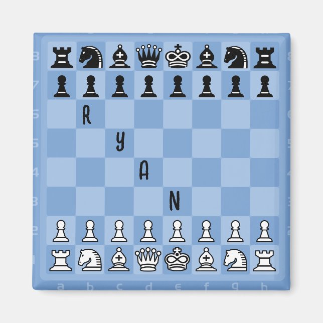 Schach Piece Board Magnet (Vorne)