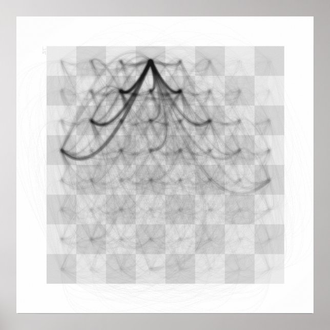 Schach Piece Journeys (Black Queen) Poster (Vorne)