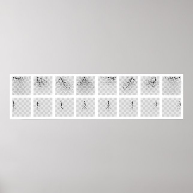 Schach-Piece-Reisen (schwarze Seite) Poster (Vorne)