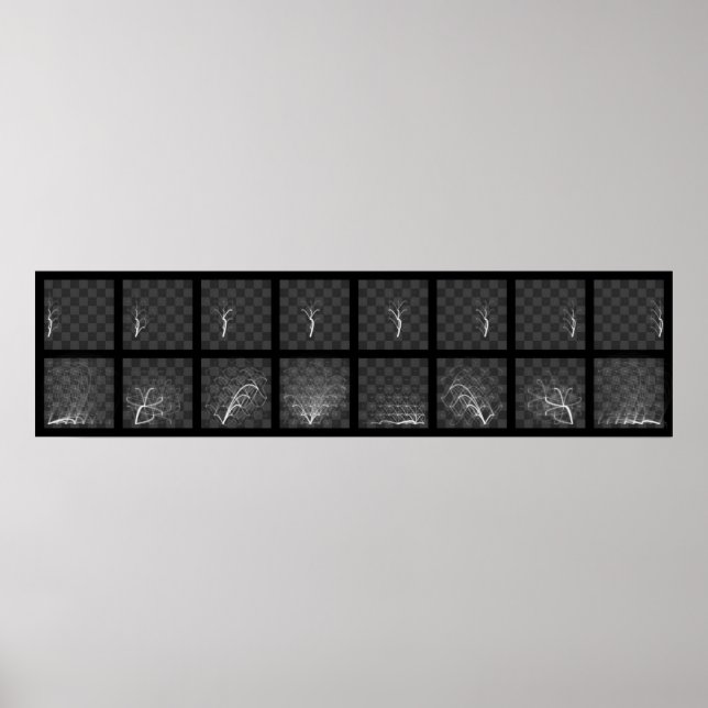 Schach-Piece-Reisen (Weiße Seite) Poster (Vorne)