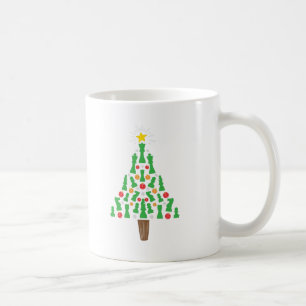 Schach-Piece Weihnachtsbaum Kaffeetasse