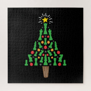 Schach-Piece Weihnachtsbaum Puzzle