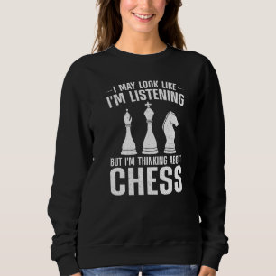 Schach Player Piece Vintag kann ich aussehen, als Sweatshirt