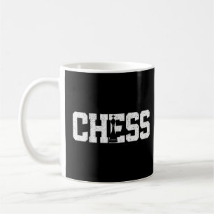 Schach-Player-Stück Vintages Schach Kaffeetasse