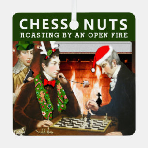 Schach-Player-Weihnachtsgeschenk Ornament Aus Metall