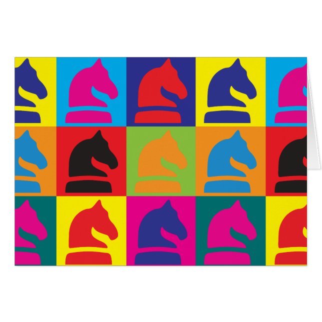 Schach-Pop-Kunst (Vorderseite (Horizontal))