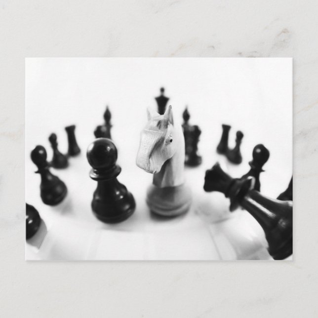 Schach Postkarte (Vorderseite)