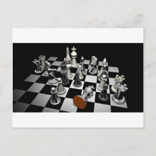 Schach Postkarte