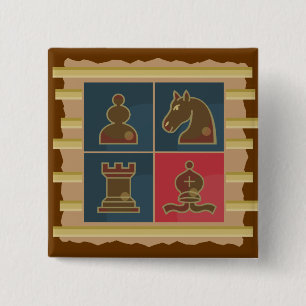 Schach-Quadrate Button