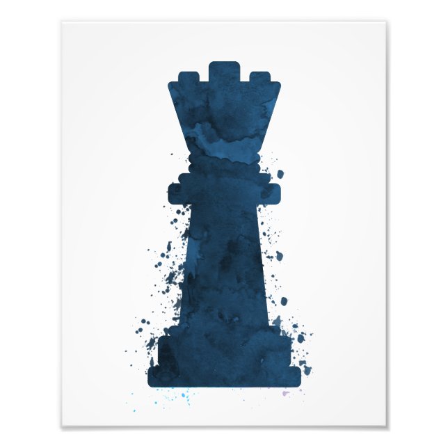 Schach Queen Art Fotodruck (Vorne)