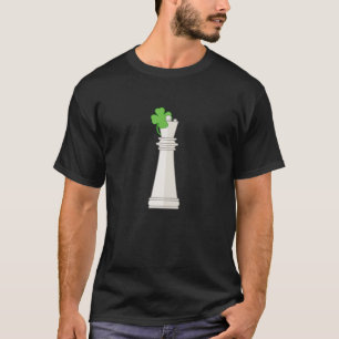 Schach Queen Piece St Patrick's Day Schach Player T-Shirt