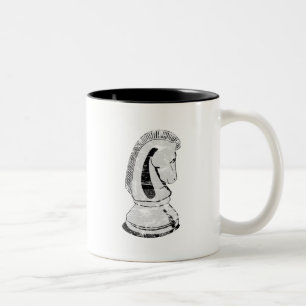 Schach - Ritter Zweifarbige Tasse