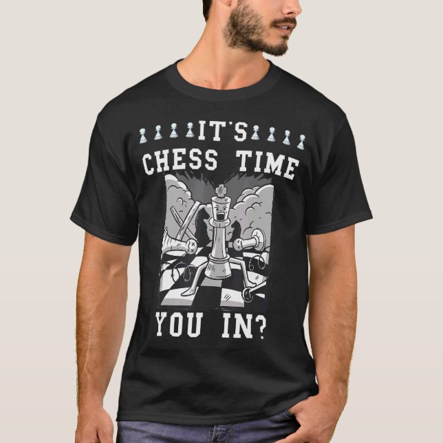 Schach Schach Schach Schachklub Schach T-Shirt (Vorderseite)