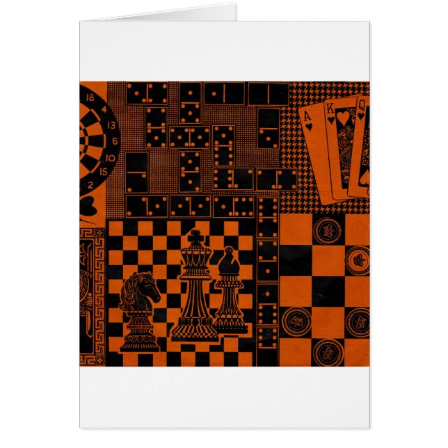 Schach-Schachbretter dominieren (Vorne)