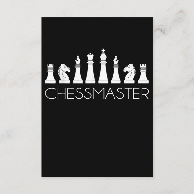 Schach - Schachmeister Begleitkarte (Vorderseite)