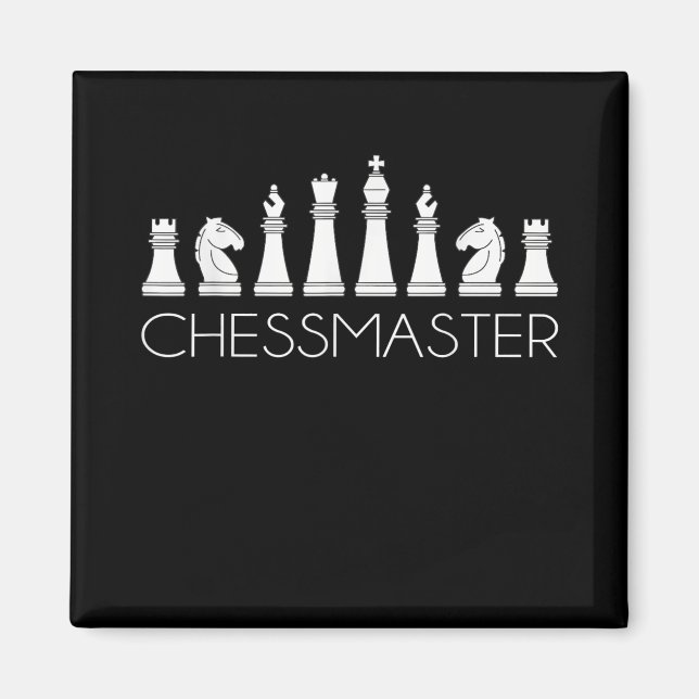 Schach - Schachmeister Magnet (Vorne)