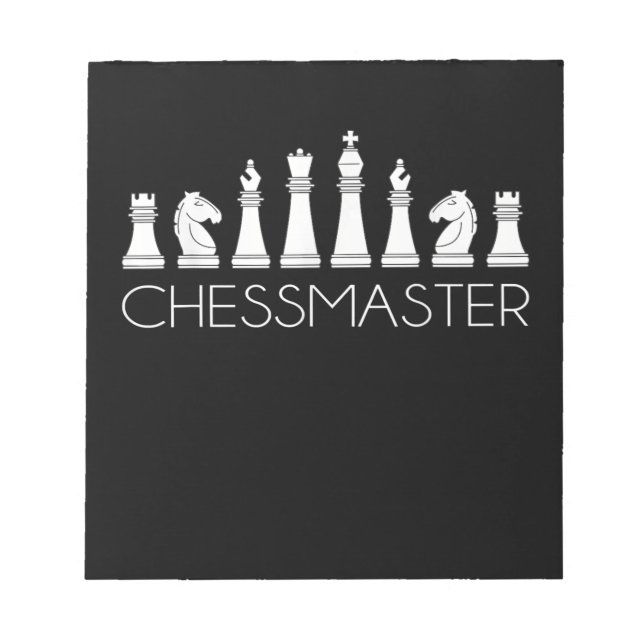 Schach - Schachmeister Notizblock (Vorderseite)