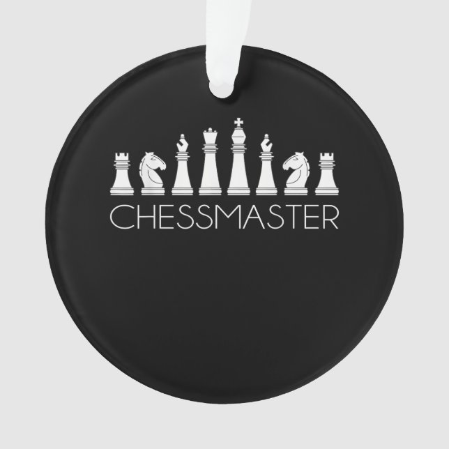 Schach - Schachmeister Ornament (Vorderseite)