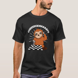 Schach-Schläfchen in einem lustigen Schachspiel T-Shirt