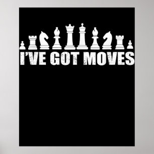 Schach Set Pieces Ive Got Fans Liebhaber Cool Poster