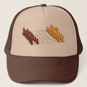 Schach-Set Truckerkappe