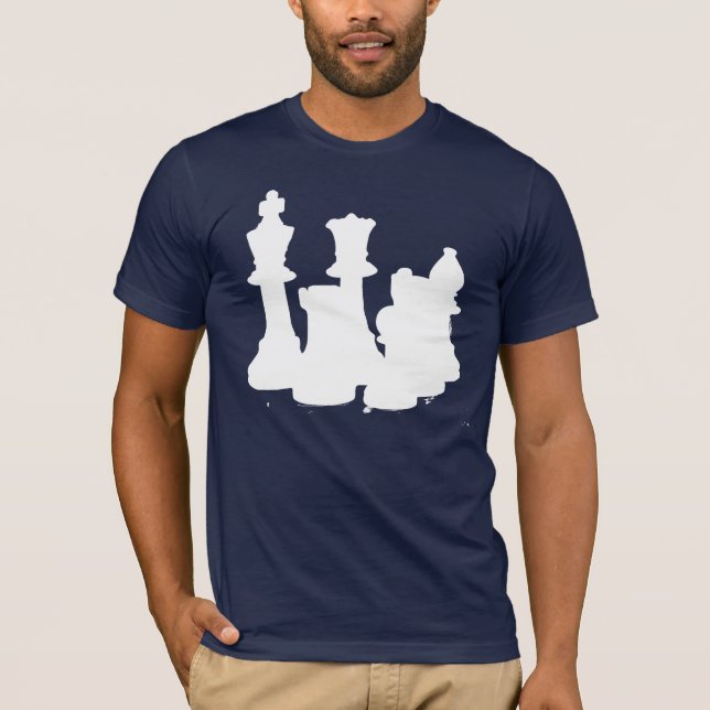 Schach-Set-Weiß T-Shirt (Vorderseite)