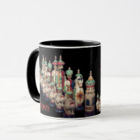 Schach Shakhmaty Black Red Russian Ultimate Tasse
