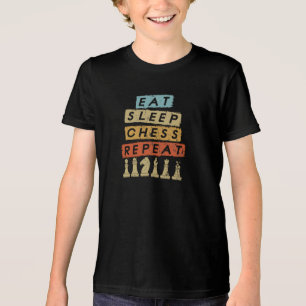 Schach - Sleep Schach wiederholen Tri-Blend Shirt