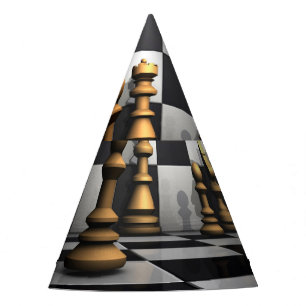 Schach-Spiel-König Partyhütchen