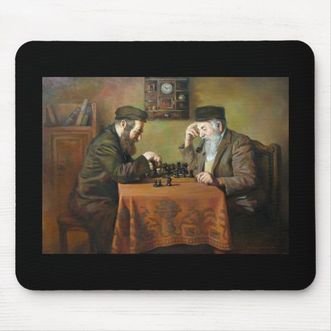 Schach-Spiel Mousepad (Vorne)