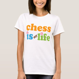 Schach-Spieler-Geschenk-Mädchen T-Shirt