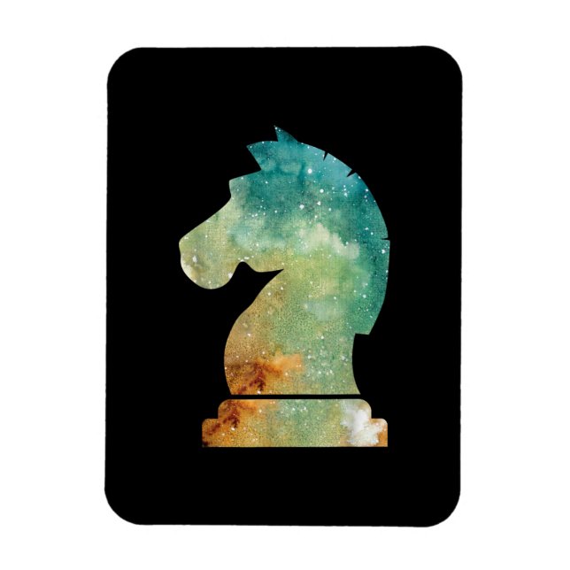 Schach Spieler Pferd Ritter Schach Lover Geschenk Magnet (Vertikal)
