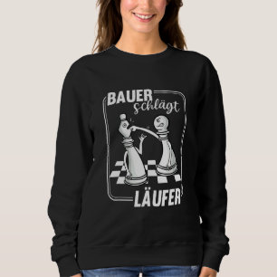 Schach Spieler Schach Bauer Beats Runner Sweatshirt