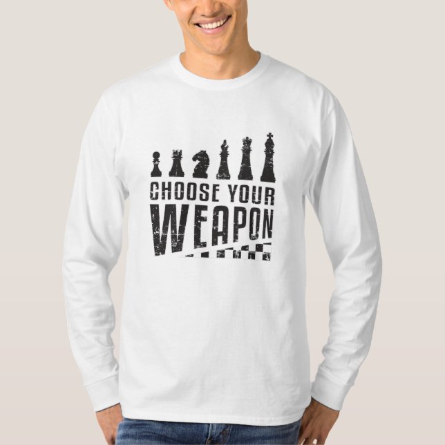 Schach-Spieler-Schachbrett-Schachbrett-Spiel Gesch T-Shirt (Vorderseite)