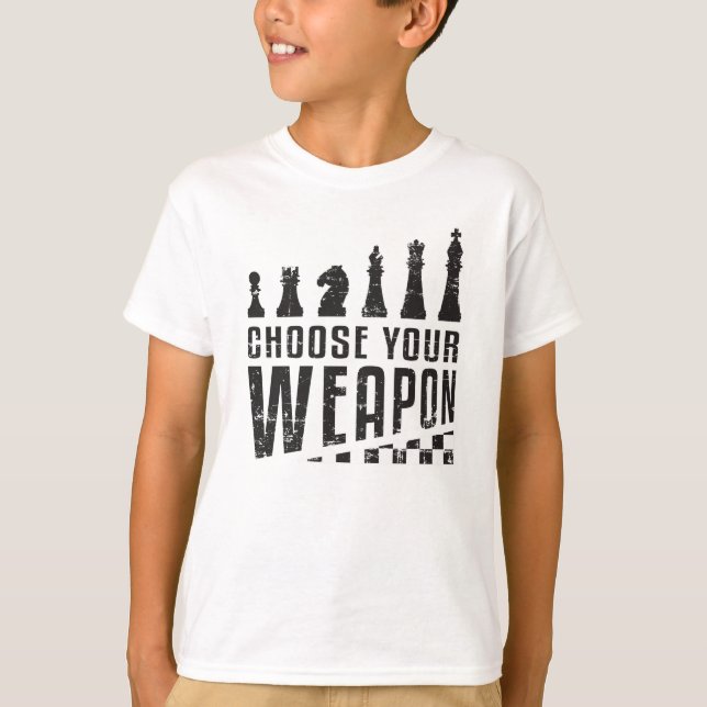 Schach-Spieler-Schachbrett-Schachbrett-Spiel Gesch T-Shirt (Vorderseite)