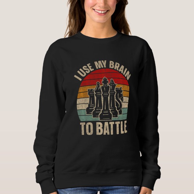 Schach Sprichwort 23 Sweatshirt (Vorderseite)