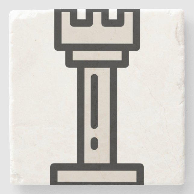Schach Steinuntersetzer (Vorderseite)